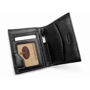 Wnętrze portfela PUCCINI – miejsca na karty i dokumenty / PUCCINI wallet interior – card and document slots